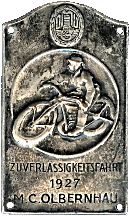 Olbernhau motorcycle rally badge from Jean-Francois Helias