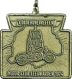 Oldehove motorcycle rally badge from Rob and Marjan Karten