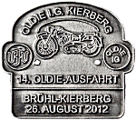 Oldie Ausfahrt Kierberg motorcycle rally badge from Jean-Francois Helias
