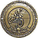Oldie Fahrt Berlin motorcycle rally badge from Jean-Francois Helias