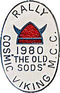 Old Sods motorcycle rally badge from Jean-Francois Helias