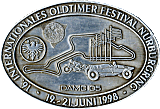 Oldtimer Nurburgring motorcycle rally badge from Jean-Francois Helias