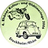Oldtimer Stockheim motorcycle rally badge from Jean-Francois Helias