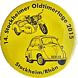 Oldtimer Stockheim motorcycle rally badge from Jean-Francois Helias