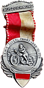 Olten motorcycle rally badge from Jean-Francois Helias