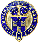 Otley MC&CC motorcycle club badge from Jean-Francois Helias