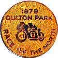 Oulton Park Race of the North motorcycle race badge from Jean-Francois Helias
