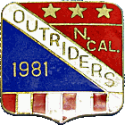 Outriders motorcycle rally badge from Jean-Francois Helias