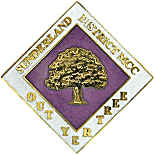 Out Yer Tree motorcycle rally badge from Jean-Francois Helias