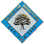 Out Yer Tree motorcycle rally badge from Jean-Francois Helias