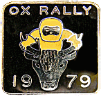 Ox motorcycle rally badge from Nigel Woodthorpe