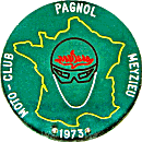 Pagnol Meyzieu motorcycle rally badge from Jean-Francois Helias