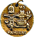 Pamiers motorcycle rally badge from Jean-Francois Helias