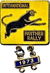 Panther motorcycle rally badge from Dave Honneyman
