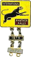 Panther motorcycle rally badge from Ted Trett