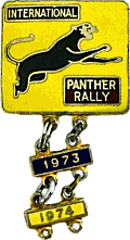 Panther motorcycle rally badge from Jean-Francois Helias