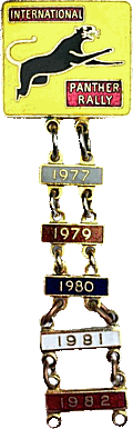 Panther motorcycle rally badge from Jean-Francois Helias