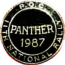 Panther Owners motorcycle rally badge from Jean-Francois Helias