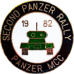 Panzer motorcycle rally badge from Jean-Francois Helias