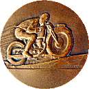 Paris-Coeuilly motorcycle run badge from Jean-Francois Helias