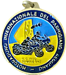 Parmigiano Reggiano motorcycle rally badge from Jean-Francois Helias