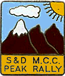 Peak motorcycle rally badge from Graham Mills