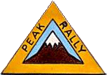 Peak motorcycle rally badge from Les Hobbs