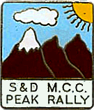 Peak motorcycle rally badge