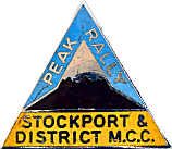 Peak motorcycle rally badge