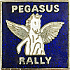 Pegasus motorcycle rally badge from Jean-Francois Helias