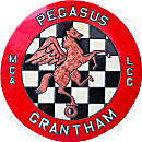 Pegasus Grantham MC&LCC motorcycle club badge from Jean-Francois Helias