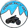Pennine motorcycle rally badge from Johnny Croxson