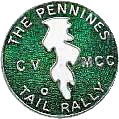 Pennines Tail motorcycle rally badge from Ted Trett