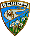 Perce-Neige motorcycle rally badge from Jean-Francois Helias