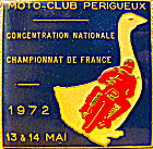 Perigueux motorcycle rally badge from Jean-Francois Helias