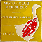 Perigueux motorcycle rally badge from Jean-Francois Helias