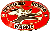Petrified Hound WRMCC motorcycle club badge from Jean-Francois Helias