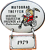 Pfaffenhofen motorcycle rally badge from Jean-Francois Helias