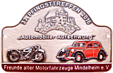 Pfingsttreffen motorcycle rally badge from Jean-Francois Helias