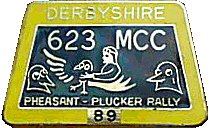 Pheasant Plucker motorcycle rally badge