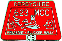 Pheasant Plucker motorcycle rally badge from Jean-Francois Helias
