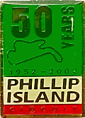 Phillip Island Circuit motorcycle race badge from Jean-Francois Helias