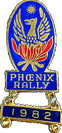 Phoenix  motorcycle rally badge from Jean-Francois Helias