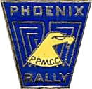 Phoenix motorcycle rally badge from Les Hobbs