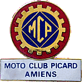 Picard Amiens motorcycle club badge from Jean-Francois Helias
