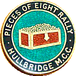 Pieces Of Eight motorcycle rally badge