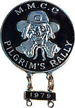 Pilgrims motorcycle rally badge from Jean-Francois Helias