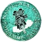 Pilgrims motorcycle rally badge from Terry Reynolds