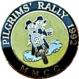 Pilgrims motorcycle rally badge from Jean-Francois Helias