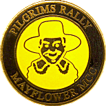 Pilgrims motorcycle rally badge from Dave Cooper